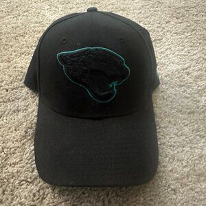 Black New Era Jacksonville Jaguars Adjustable Hat